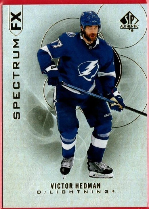 2020-21 SP AUTHENTIC VICTOR HEDMAN SPECTRUM FX BOUNTY UNSCRATCHED PARALLEL S-3 - Image 1 of 1
