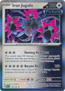 Pokemon SV04: Paradox Rift: Iron Jugulis - 158/182 Holofoil - Picture 1 of 1