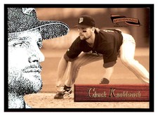 1996 Pinnacle Aficionado #78 CHUCK KNOBLAUCH Minnesota Twins ~C6F