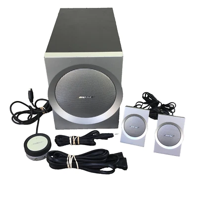 Bose Companion 3 Speakers Multimedia Speaker System Tested Subwoofer Control Pod - Image 1 of 4