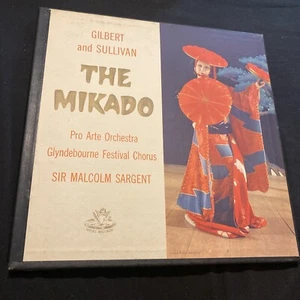 Gilbert and Sullivan The Mikado Pro Arte Orchestra 2 LP Box Set - Picture 1 of 7