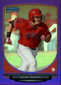 2013 Bowman Chrome Prospects Purple Refractors Card #BCP181 Wade Hinkle /199