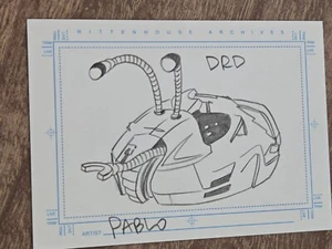 Pablo 2002 Farscape SketchaFEX Sketch Card DRD - Picture 1 of 1