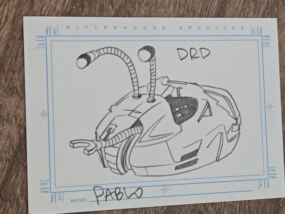 Pablo 2002 Farscape SketchaFEX Sketch Card DRD - Image 1 of 1