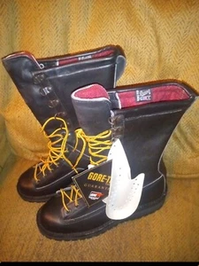 Women's Sz 6.5 DANNER FORT LEWIS 10" BLACK 200 Gram TACTICAL BOOTS 69110 NEW - Picture 1 of 11