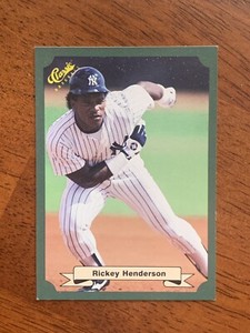 1987 Classic Game #12 - Rickey Henderson, N. Y. Yankees - HOF - NmMt - Free Ship