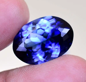 Natural Blue Sapphire 16.40 Ct Oval Certified Stunning Loose Gemstone - Picture 1 of 7