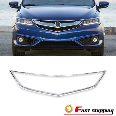 Moldura de rejilla cromada para Acura ILX AC1202108 71122TX6A51 2016 2017 2018 Foto 1 de 4