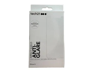 Tech21 Impact Shield Anti-Glare Screen Protector iPhone X XS***NEW*** - Picture 1 of 3
