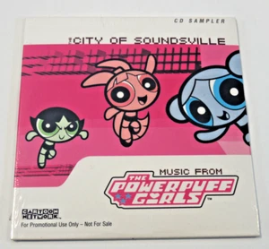 Powerpuff Girls The City of Soundsville CD Sampler PROMO Cartoon Network NEW - Picture 1 of 8