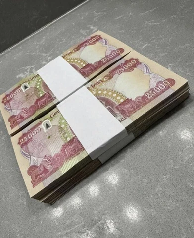 1,000,000 Iraqi Dinar 40 X 25,000 New Security One Million FREE USA 🇺🇸 SHIP! Cover