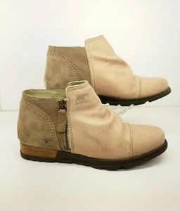 Sorel Major niedrig geschnittene hellbraune/flachsfarbene Damen-Stiefelette Größe US 9 - Bild 1 von 12