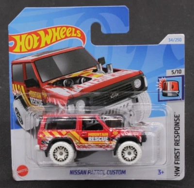 Hot Wheels LB Nissan Patrol Custom 34/250 HW First Response 5/10 Auto 1:64 2024 - Immagine 1 di 2