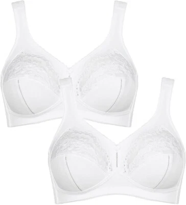 Triumph 2x Allegra BH ohne Bügel Gr. 85D Sonderpreis weiß Unterwäsche Set  - Bild 1 von 3