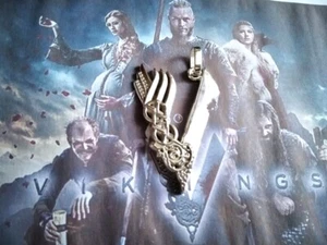 Vikings TV series logo pendant made sterling silver 925-artisan product - Picture 1 of 6