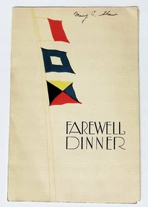 1930 S.S. Republic Farewell Dinner Menu - Picture 1 of 3