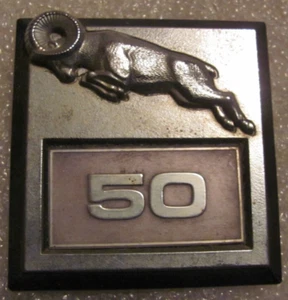 1981, 1989, 1990, 1993 DODGE RAM 50 TRUCK FENDER EMBLEM LH GENUINE OEM ORIGINAL - Picture 1 of 4