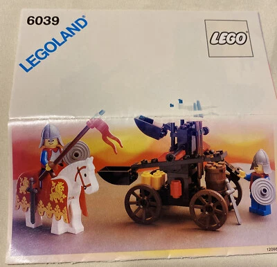 Vintage LEGO 6039 Castle TWIN ARM LAUNCHER Complete Instructions Legoland - Image 1 of 3