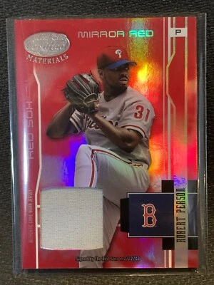 2003 Leaf Certified Materials Robert Person Card Mirror Red - Image 1 of 2