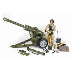 Justice Red Division 1:6 Movable Doll Soldier Howitzer Military Soldier Model to - Picture 1 of 13