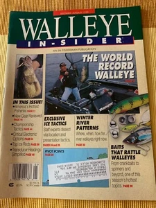 Walleye In-Sider Fishing Magazine, Dec. Jan., 1995 World Record Walleye. - Bild 1 von 3