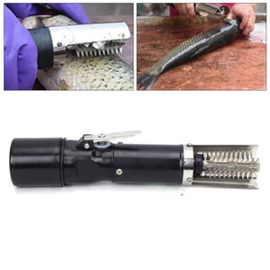 Raspador eléctrico recargable de 120 W raspador de escalas de pescado cocina limpiador removedor de cepillo - Imagen 1 de 13
