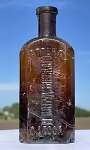 Sehr seltene antike Flasche 1870-1890er Jahre aus der Zarenzeit «M. LABUDZINSKY ODESSA» - Bild 1 von 12