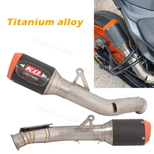 Exhaust Muffler Mid Pipe Tail Escape Tube Modified For Duke 790 Duke 890R 20-23 - Picture 1 of 7