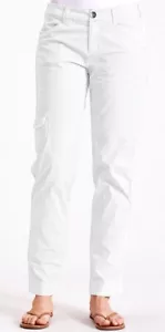 NEU MIT ETIKETT NEU FRISCHE PRODUKTE weiß Stretch Breitstoff "SAFARI Knöchelhose" M L XL $ 89 - Bild 1 von 2