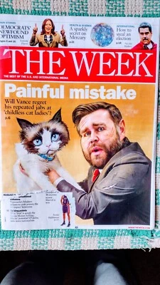 THE WEEK BEST OF U.S.& INTERNATIONAL MEDIA PAINFUL MISTAKE VANCE 08/09/2024 - Image 1 of 4