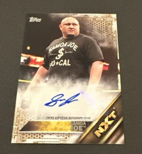 2016 Topps WWE Then Now Forever Samoa Joe Bronze Auto SP #’d 49/50! - Bild 1 von 8