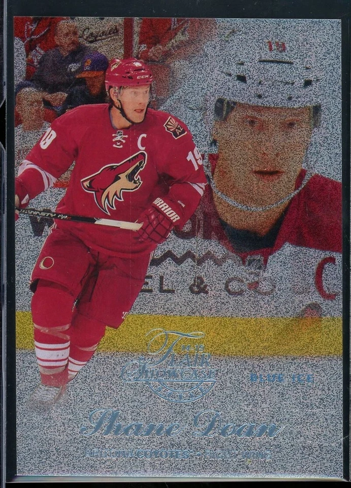 2014-15 Fleer Showcase Flair Blue Ice #7 Shane Doan 39/99 - Image 1 of 2