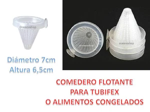 ALIMENTADOR FLOTANTE TUBIFEX COMEDERO Congelado Larva Mosquito Peces ACUARIO - Imagen 1 de 1