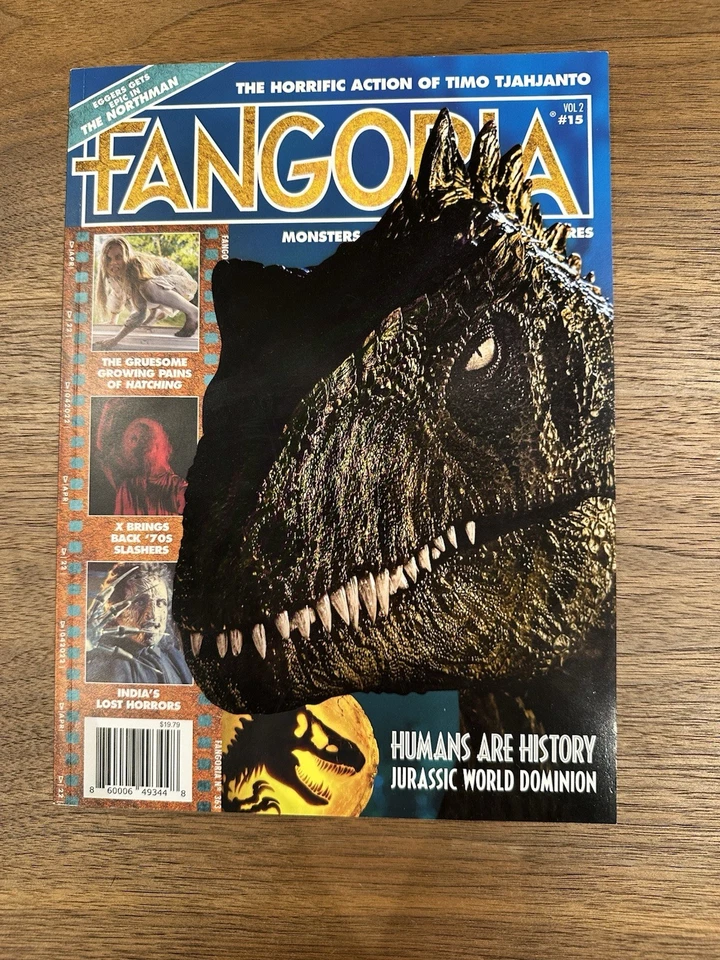 FANGORIA VOL 2 #15 - JURASSIC WORLD DOMINION COVER - APRIL/2022 - Image 1 of 1