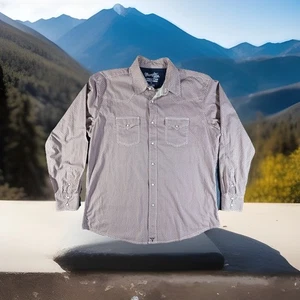 Wrangler Men's 20X Red/Blue Competition Advanced Comfort Long Sleeve Pearl XL - Picture 1 of 10