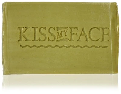 Sabonete em barra hidratante Kiss My Face para todos os tipos de pele - Azeite puro, 4 oz. (P - Imagem 1 de 4