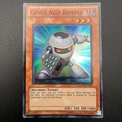 YuGiOh Genex Ally Remote HA04-EN001 Super Rare Unlimited NM - Image 1 of 2