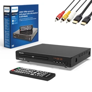 Philips DVD Players for TV with HDMI Port 1080P All Region HD DVD Player for ... - Picture 1 of 9