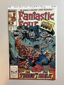 Fantastic Four #320 Marvel Comics 1988 Doctor Doom Thing Hulk cubierta ~ envío gratuito - Imagen 1 de 8
