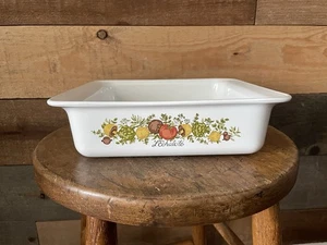 Vintage Corning Ware P-322 - Casserole Dish - Spice of Life L'Echalote - 8x8x2 - Picture 1 of 9