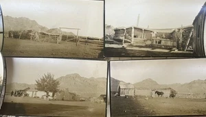 Lote de 7 fotos originales Fish Springs Ranch Utah 1915 - Estación Pony Express, hotel - Imagen 1 de 15