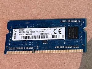 KINGSTON HP16D3LS1KBGH/4G PC3-L 12800S Laptop Ram - Picture 1 of 2
