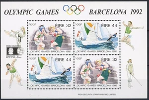 [81.753] Ireland 1992 : Olympics - Good VF MNH Sheet with Overprint - $64 - Picture 1 of 1