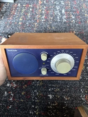 Tivoli Audio Model One AM/FM Radio Henry Kloss Navy Blue Walnut - Tested Working - Image 1 of 3