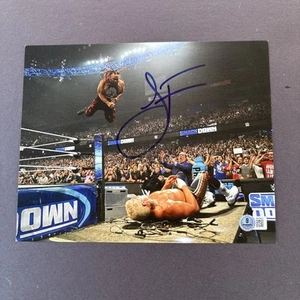 Foto 8x10 firmada autografiada por Jacob Fatu - WWE - Holograma Beckett - Imagen 1 de 6