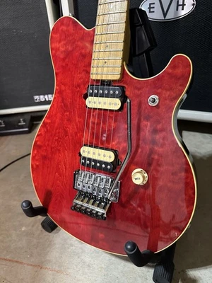 Ernie Ball MUSIC MAN EVH TRANS RED 1992 electric guitar - Image 1 of 4