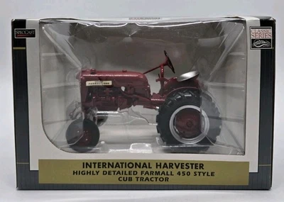 SpecCast Classic INTERNATIONAL HARVESTER Farmall 450 Style Cub Tractor 1/16 NIB - Image 1 of 4