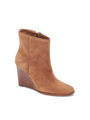 Botines DOLCE VITA Mujer Marrón Acolchado Susann Puntera Cuadrada Cuña Cuero 11 Foto 1 de 4