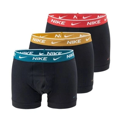 Nike Everyday Cotton Stretch Trunck Shorty Red/Bronze/Teal Size Medium - Image 1 of 4
