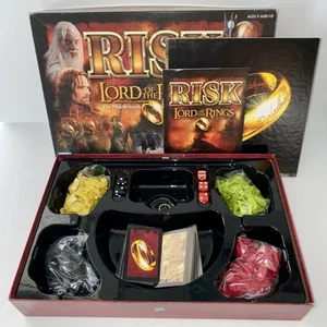 Risk The Lord of The Rings Middle Earth Conquest Board Game Complete 2002 Hasbro - Picture 1 of 4